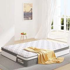 Queen Size Mattress, 12 Inch Medium Firm Mattress in a Box, Hybrid Mattress Queen Size for Pressure Relief & Supportive