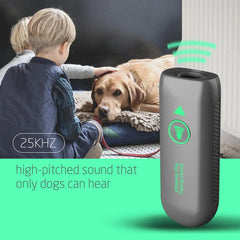 Dog Barking Control Devices Ultrasonic Barking Silencer Anti Barking Device Rechargeable Behavior Corrector Dog Training Tool