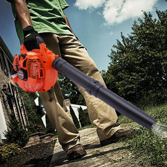 25.4cc 2-Stroke Gas Powered Leaf Blower Handheld Gas Blower 4.59ft³/h