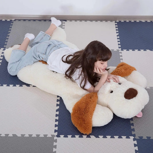 MorisMos Giant Dog Stuffed Animal 51", Large Puppy Dog Pillow, Big Dog Plush Toys for Girls Kids