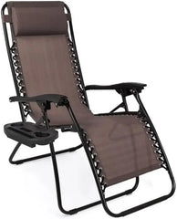 Zero Gravity Lounge Chairs Outdoor Adjustable Reclining Patio Chair Steel Mesh Folding Recliner