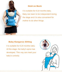 0-24 M Baby Carrier Infant Sling Backpack Carrier Front Carry 4 in 1 popular Baby Carrier Wrap Breathable Baby Kangaroo Pouch