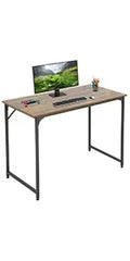 Gaming Desk Computer Desk 47 Inch Home Office Desk Extra Large Modern Ergonomic Black PC Table Gamer Workstation with Cup