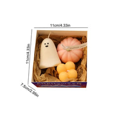 Pumpkin Candles Scented Halloween Party Decoration Candle Cartoon Shape Scented Candles Women Aromatherapy Kitchen Table Decor