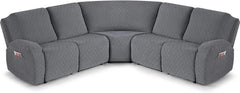 Extra Large Reclining Sectional Couch Covers, L Shape Sectional Sofa Corner Seater, Thick, Soft Sofa Slipcovers