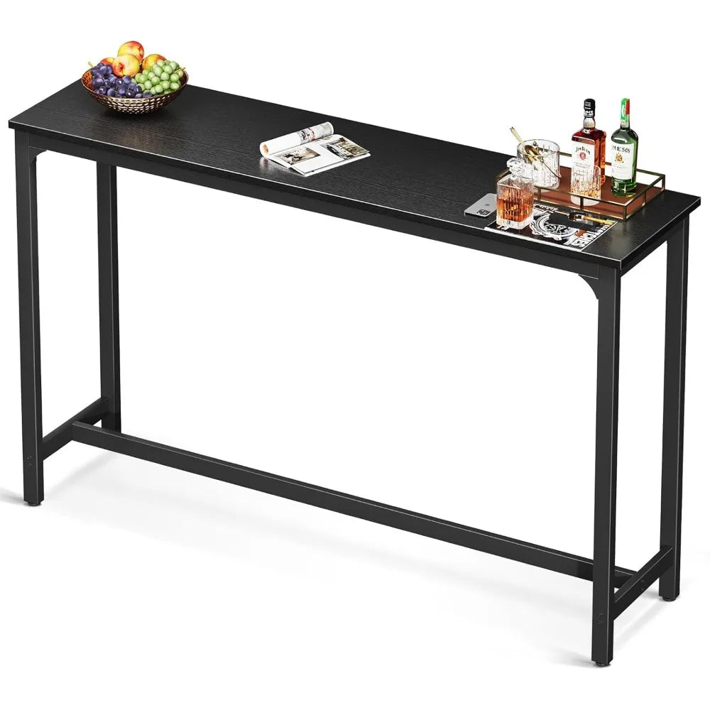 39 inch Bar Table, Bar Height Pub Table, Counter Height Bar Table, Rectangular High Top Kitchen & Dining Counter Tables