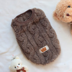 Soft Cozy Cat Clothes Autumn Winter Warm Fleece Sweatshirt for Small Dogs Puppy Kitten Jacket Coat Pet Sphynx Costume Sweater