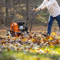 Walk Behind Leaf Blower, Wheeled Manual-Propelled, 7HP 212cc, 4 Stroke, Wind Force of 200 MPH / 2000 CFM at 3600RPM