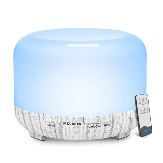 500ML Aromatherapy Oil Diffuser, Auto Shut Off (When Water Runs Out) Essential Oil Aroma Diffuser Humidifier for Home Office