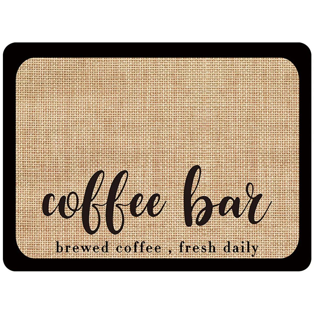 Coffee Countertop Drain Pad Non-slip Dish Drying Mats Quick Dry Tableware Placemat For Coffee Bar Kitchen Counter Accessories