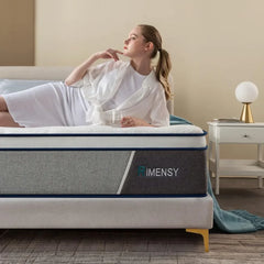 Queen Size Mattress,12 Inch Hybrid Mattress in A Box,Gel Memory Foam Mattress, Queen Size Mattress