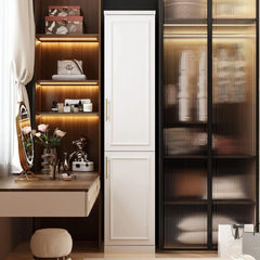 Armoire Wardrobe Closet Collection with Drawers & Hanging Rods, Closet Organizer, Armoire Wardrobes,Bedroom Funiture