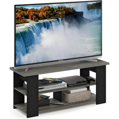 Jaya TV stand, French oak gray/black