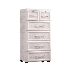 Floor Standing Drawers Storage Cabinet High Wall Cabinet with Rollers Bookshelf Living Room Cabinets Furniture