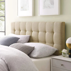 Lily Tufted Linen Fabric Upholstered Twin Headboard in Gray cabeceira de cama box casal  bed headboard  cabecero cama