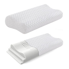 Hcore 1 PC Ergonom Memory Foam Pillow for Neck Pain Relief, Adjustable Contour Cervical Pillow for Side Sleepers