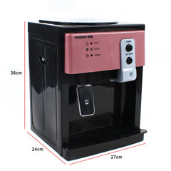 5 Gallon Top Loading Countertop Water Cooler Dispenser Hot&Cold Water Drinking Machine Rose Gold/White for Home