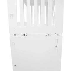 4 Tier Bathroom Organizer Waterproof Over The Toilet Storage Cabinet Raised Leg Smooth Edge Large Capacity/Easy to Install