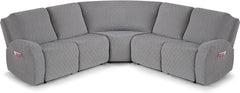 Extra Large Reclining Sectional Couch Covers, L Shape Sectional Sofa Corner Seater, Thick, Soft Sofa Slipcovers