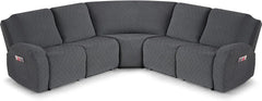 Extra Large Reclining Sectional Couch Covers, L Shape Sectional Sofa Corner Seater, Thick, Soft Sofa Slipcovers