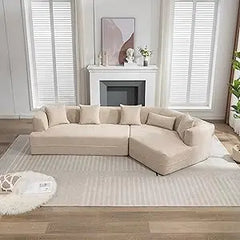 Sectional Sofa, Modern Sectional Couch for Living Room, L Shaped Couch High-Density Foam, Free Combination,Couch Corner Sofa