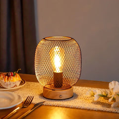 Dimmable Touch Bedside Table Lamp Metal Rechargeable Battery Powered with LED Bulb for Weddings Patio for Indoors Outdoors