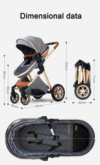 baby stroller 3 in 1 Stroller for baby car lightweight strollers Baby carriage ISOFIX BASE Baby Travel Stroller Newborn Stroller