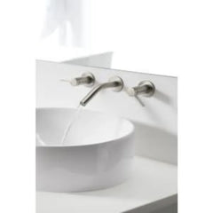 Vox Vessel Round Above-Counter Bathroom Sink, Biscuit