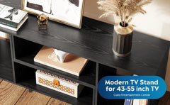 Deformable TV Stand up to 75 Inch TV, Modern Entertainment Center with 3 Pieces Cabinets