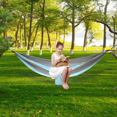 270*140cm Easy to Carry and Store Premium 210T Parachute Nylon Camping Hammock Resistance to Fraying Tearing Portable Hammock