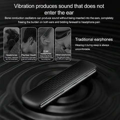 Under Pillow Bone Conduction Bluetooth Speaker Wireless Bluetooth Pocket Soundbar Music Box Built-In White Noise Improve Sleep