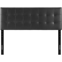 Headboard ,Tufted Faux Leather Upholstered King Headboard in Black ,suitable for A Kid's Bedroom, Guest Room, or College Dorm