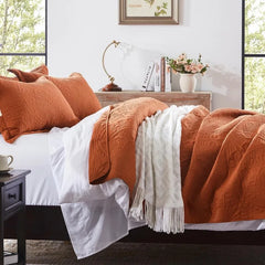 Bedding Set- Embossed, Bedspreads-Lightweight All Season Soft Microfiber Bedspread, Bed Coverlet for All Seasons