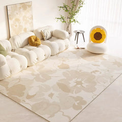 Crystal Velvet Modern Simple Flower Carpet Home Bedroom Bed Blanket Living Room Sofa Coffee Table Mat