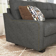 Convertible Sectional Sofa L Shaped Couch for Small Apartment Reversible Sectional Couches for Living Room, Dark Grey, Sofa