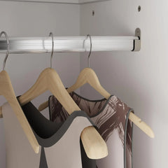 Armoire Wardrobe Closet Collection with Drawers & Hanging Rods, Closet Organizer, Armoire Wardrobes,Bedroom Funiture