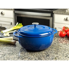 Enameled Cast Iron Round Dutch Oven, 6 Qt.,  Dutch Oven Cast Iron