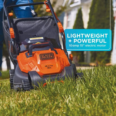 Electric Lawn Mower with Bike Handle, 15-Inch, 10-Amp, Corded (BEMW472BH)