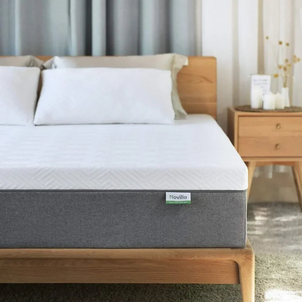 Mattress, 10 Inch Gel Memory Foam King Size Mattress for Cool Sleep & Pressure Relief, Medium Plush Bed Mattress, Bliss