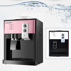 5 Gallon Top Loading Countertop Water Cooler Dispenser Hot&Cold Water Drinking Machine Rose Gold/White for Home