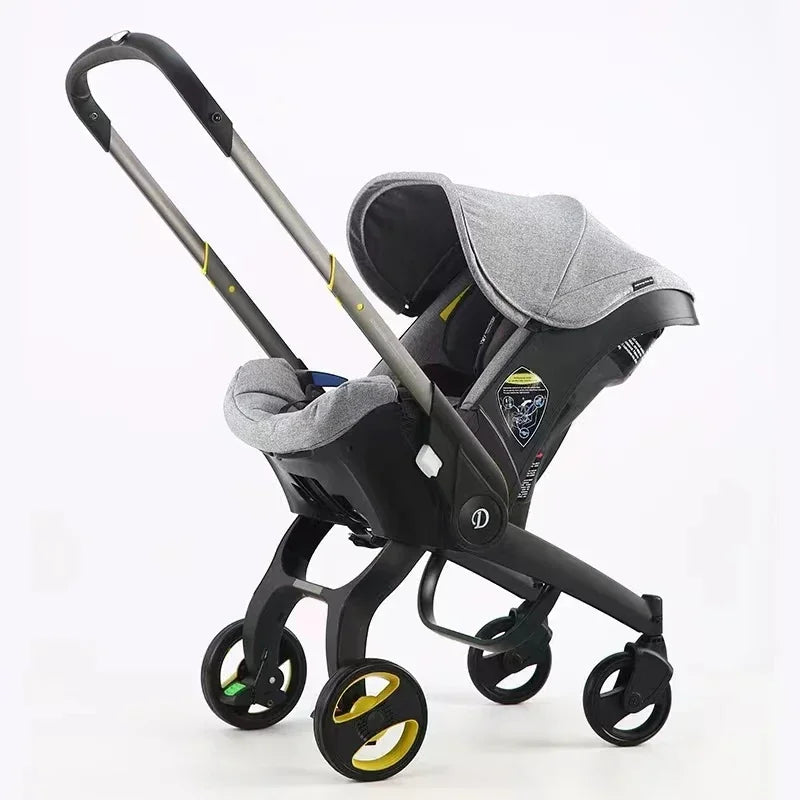 Baby Stroller Car Seat Newborn Lightweight Pram Cart Two-way With Easy Foldable 3 in 1