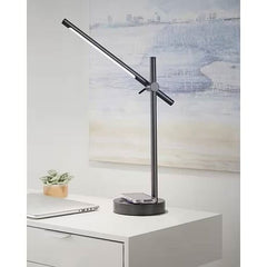 Modern LED Desk Light Table Lamp with Wireless Cell Charging Pad in