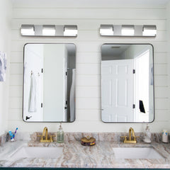 Bathroom Vanity Lighting 3-Light LED Vanity Lights Over Mirror Bath