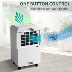 Dehumidifier with 2L Water Tank Auto or Manual Drain