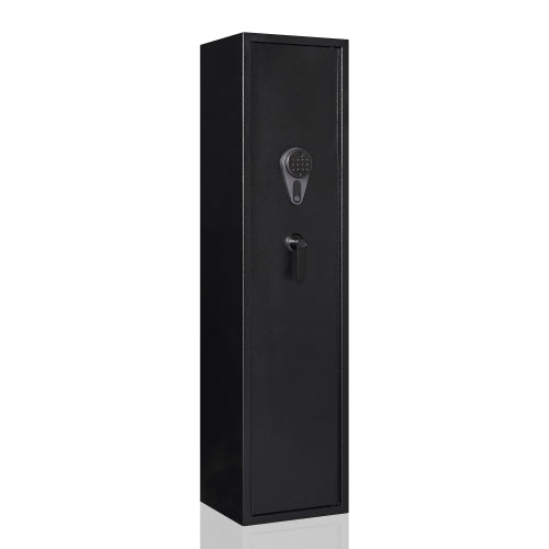 Black Steel Biometric Fingerprint with Digital Lock Gun Safe Cabinet