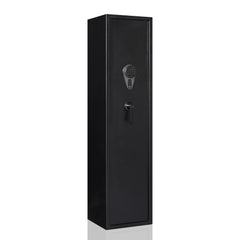 Black Steel Biometric Fingerprint with Digital Lock Gun Safe Cabinet