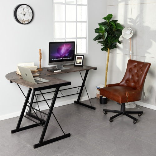 L-Shaped Desk Modern Compute Corner Desk Home Office Gaming Desk