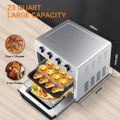 Air Fryer Toaster Oven Combo 7-in-1 Convection Oven Countertop