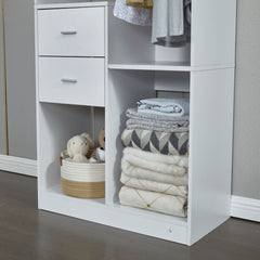 YG-302 Closet Organizer System, Closet System with Clothing Racks