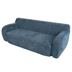 81.5" Minimalist Compression Sofa, Curved Design, 3-Seater Casual Sofa